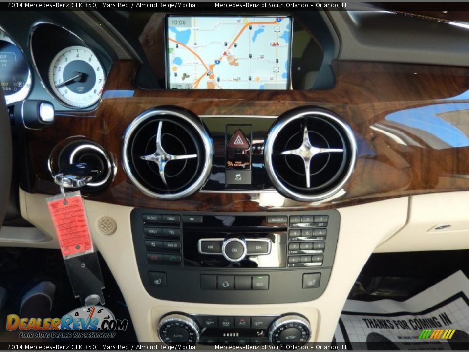 2014 Mercedes-Benz GLK 350 Mars Red / Almond Beige/Mocha Photo #11
