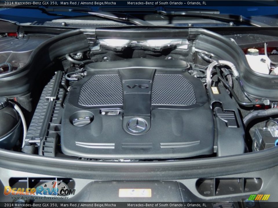 2014 Mercedes-Benz GLK 350 Mars Red / Almond Beige/Mocha Photo #12