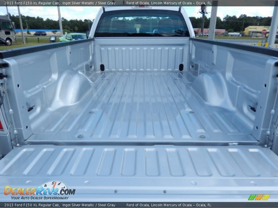 2013 Ford F150 XL Regular Cab Ingot Silver Metallic / Steel Gray Photo #4