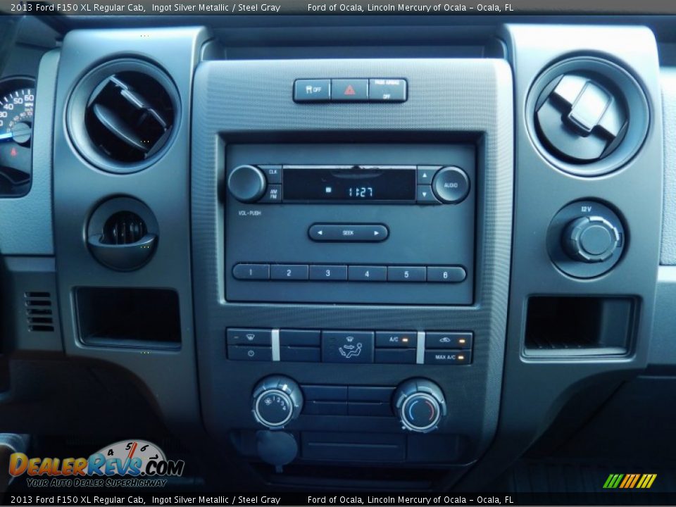 2013 Ford F150 XL Regular Cab Ingot Silver Metallic / Steel Gray Photo #9