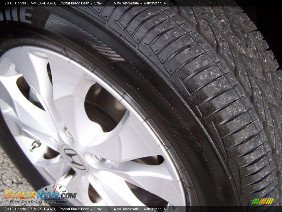 2013 Honda CR-V EX-L AWD Crystal Black Pearl / Gray Photo #9