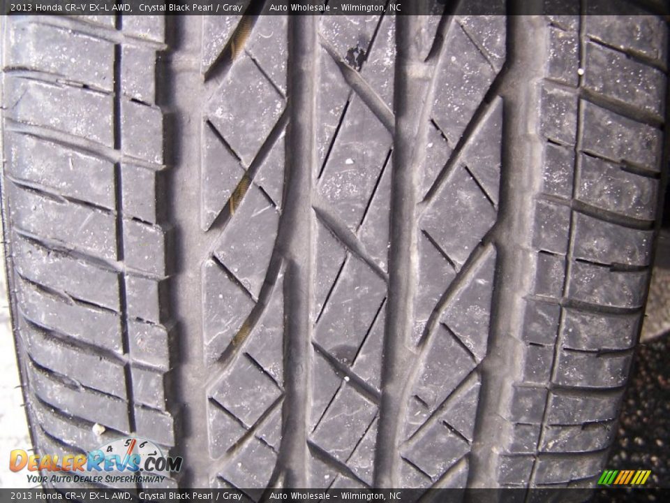 2013 Honda CR-V EX-L AWD Crystal Black Pearl / Gray Photo #10