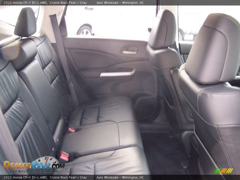 2013 Honda CR-V EX-L AWD Crystal Black Pearl / Gray Photo #15