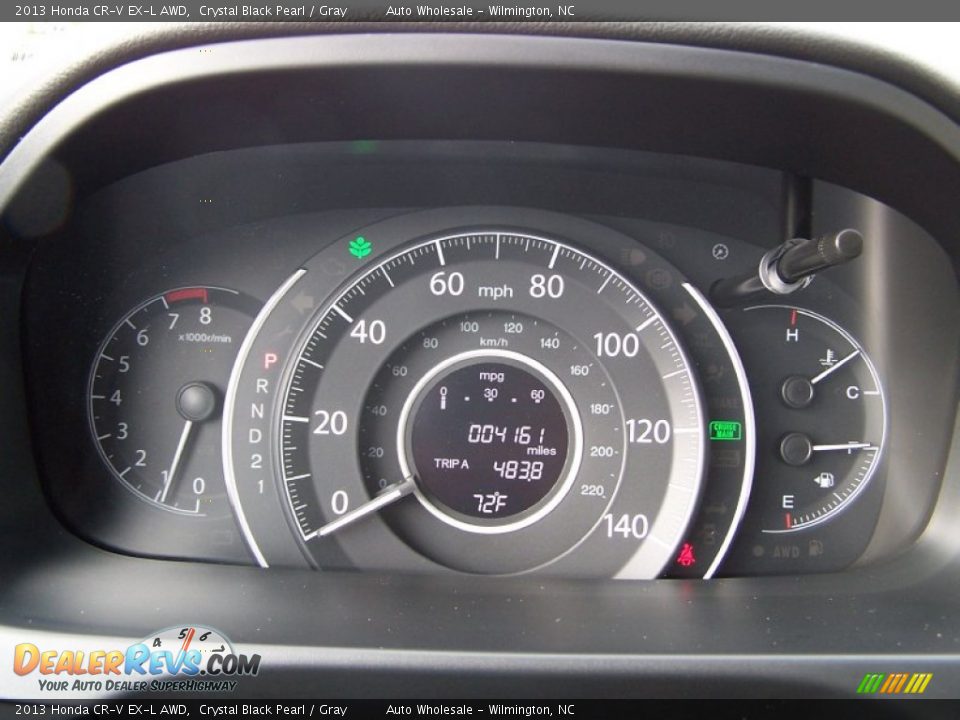 2013 Honda CR-V EX-L AWD Crystal Black Pearl / Gray Photo #17