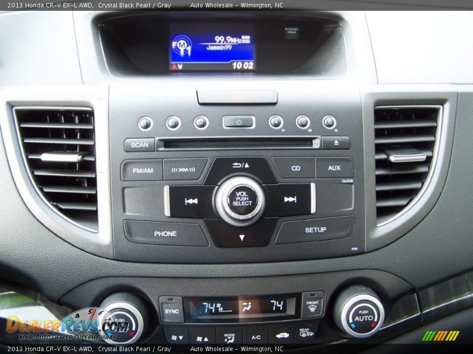 2013 Honda CR-V EX-L AWD Crystal Black Pearl / Gray Photo #18