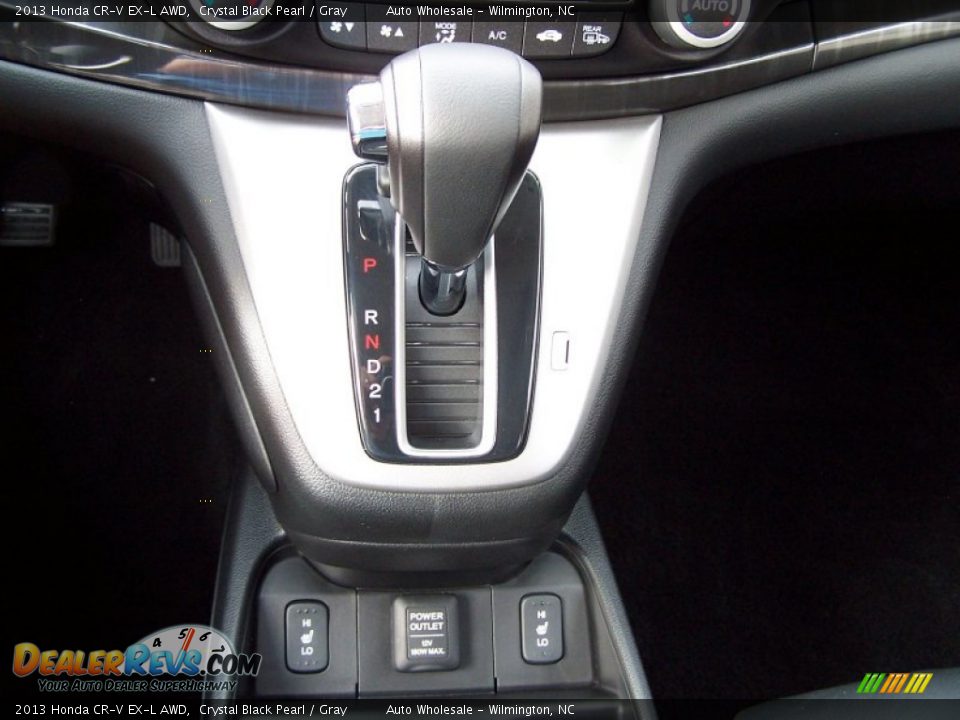 2013 Honda CR-V EX-L AWD Crystal Black Pearl / Gray Photo #19