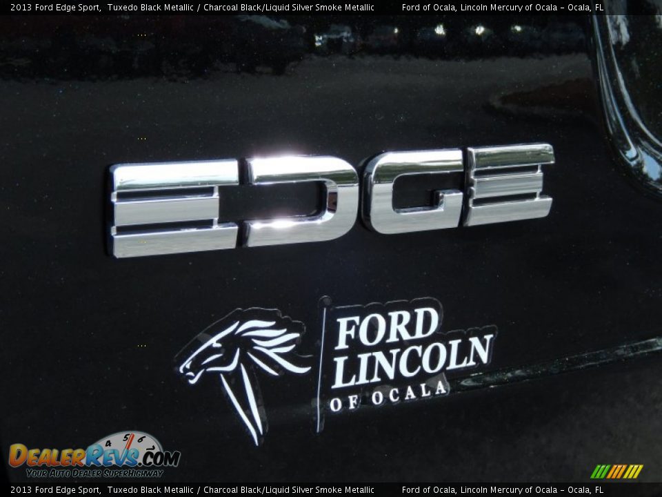 2013 Ford Edge Sport Tuxedo Black Metallic / Charcoal Black/Liquid Silver Smoke Metallic Photo #4
