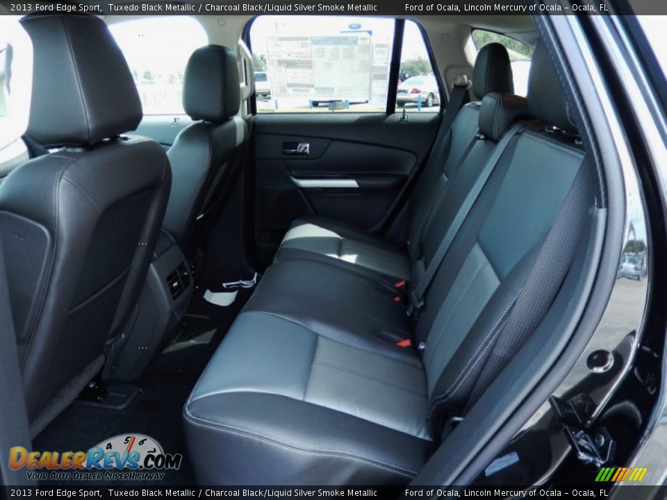 2013 Ford Edge Sport Tuxedo Black Metallic / Charcoal Black/Liquid Silver Smoke Metallic Photo #7