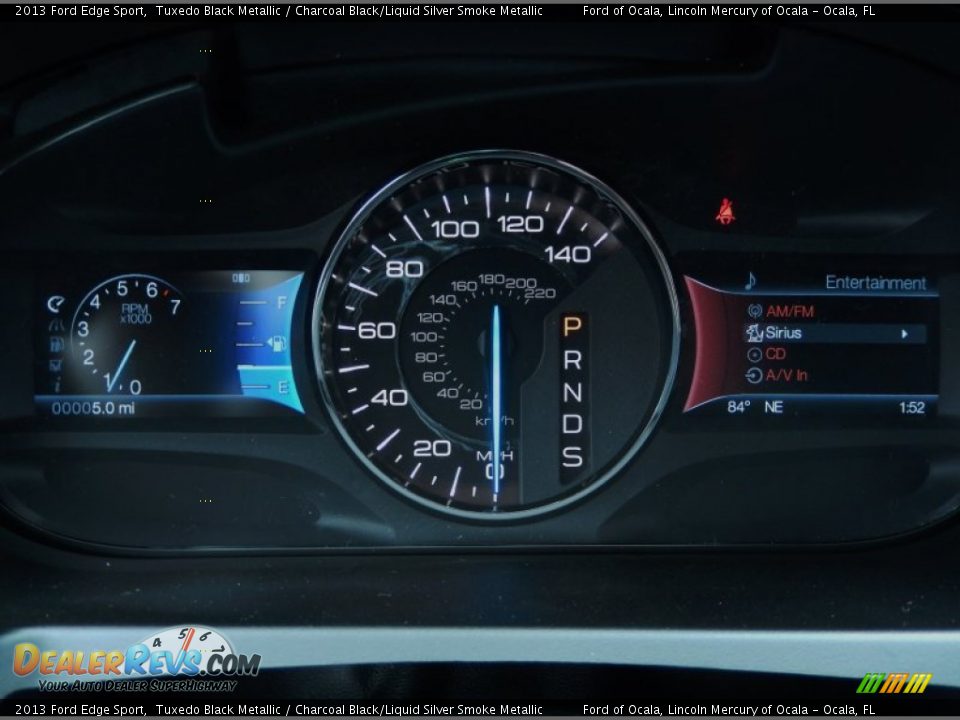 2013 Ford Edge Sport Tuxedo Black Metallic / Charcoal Black/Liquid Silver Smoke Metallic Photo #10