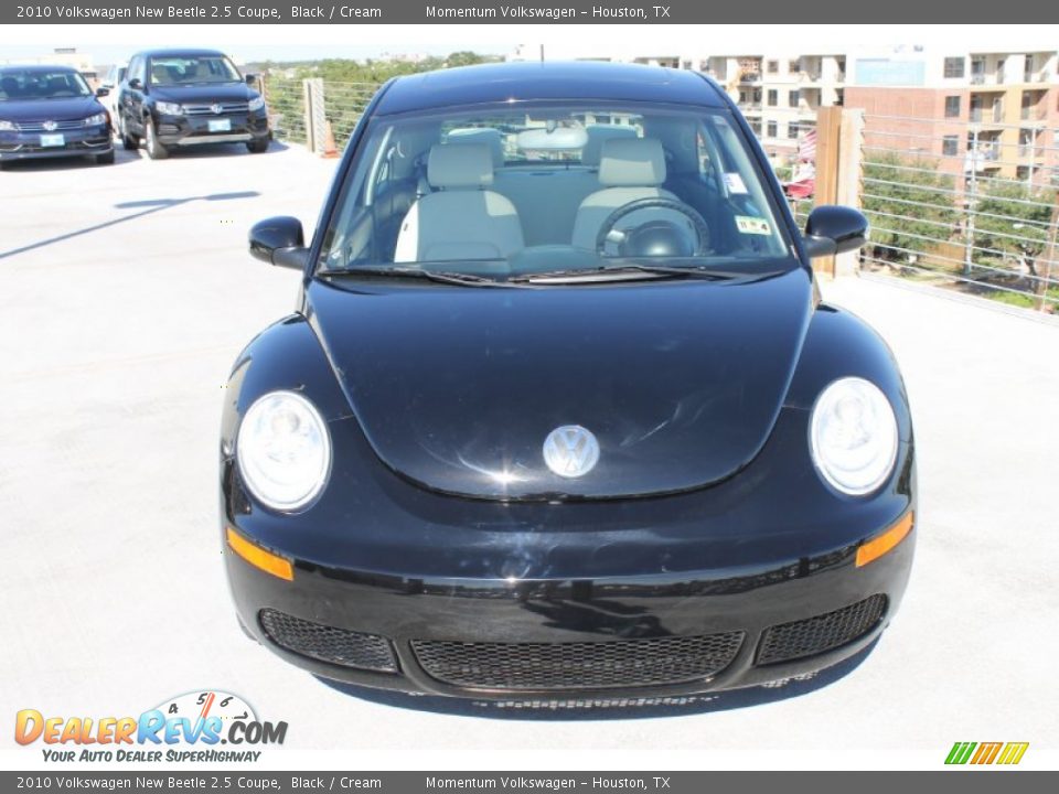 2010 Volkswagen New Beetle 2.5 Coupe Black / Cream Photo #2