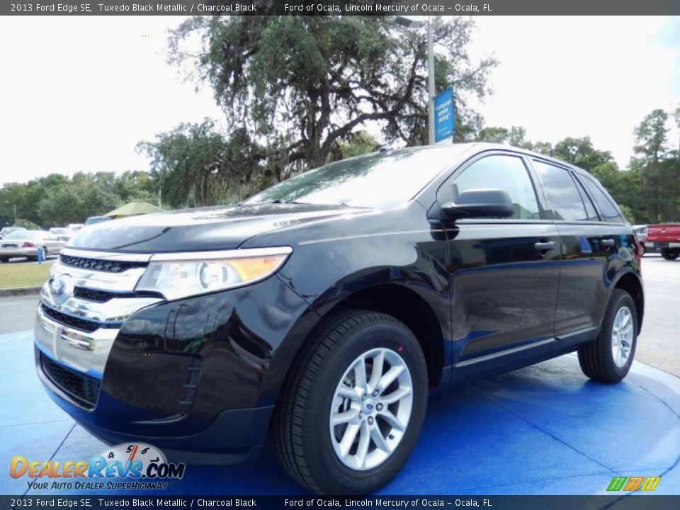 2013 Ford Edge SE Tuxedo Black Metallic / Charcoal Black Photo #1