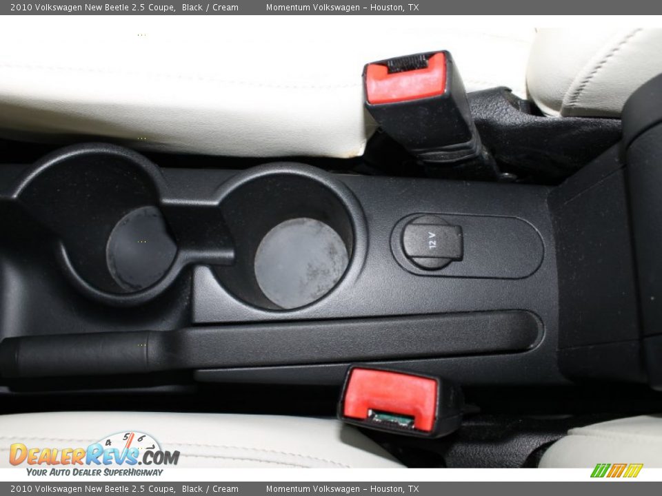 2010 Volkswagen New Beetle 2.5 Coupe Black / Cream Photo #20