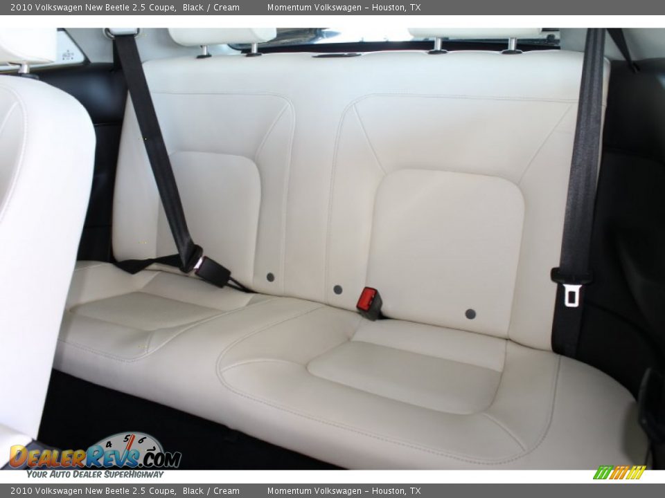2010 Volkswagen New Beetle 2.5 Coupe Black / Cream Photo #21