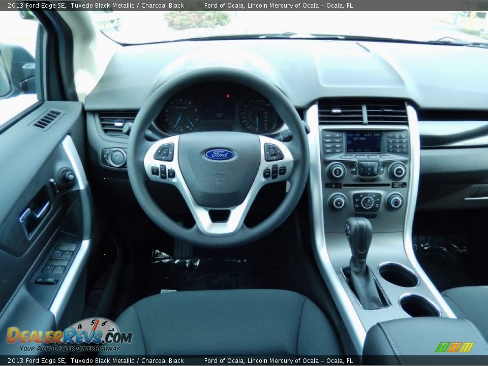 2013 Ford Edge SE Tuxedo Black Metallic / Charcoal Black Photo #8