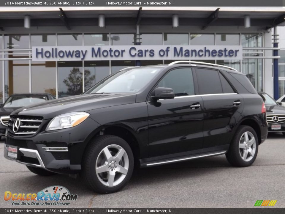 2014 Mercedes-Benz ML 350 4Matic Black / Black Photo #1