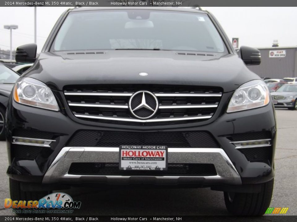 2014 Mercedes-Benz ML 350 4Matic Black / Black Photo #2