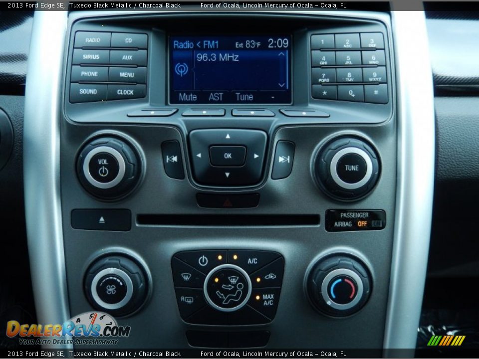 2013 Ford Edge SE Tuxedo Black Metallic / Charcoal Black Photo #10