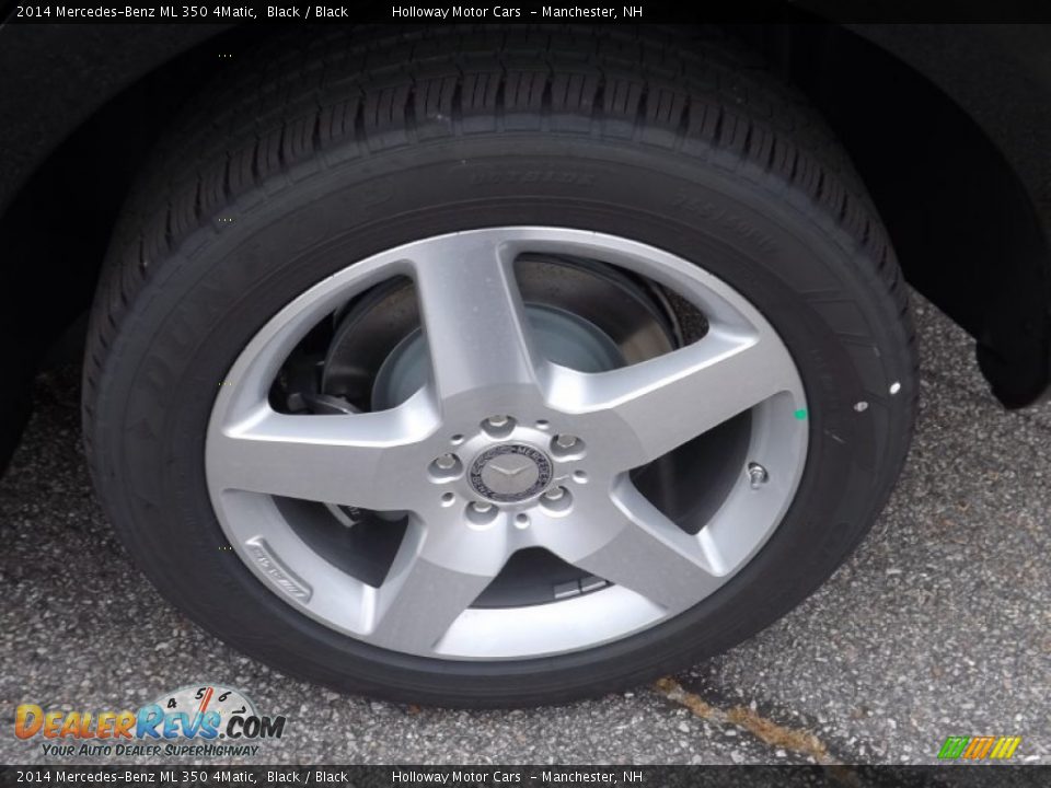 2014 Mercedes-Benz ML 350 4Matic Black / Black Photo #5