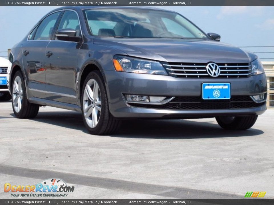 2014 Volkswagen Passat TDI SE Platinum Gray Metallic / Moonrock Photo #1