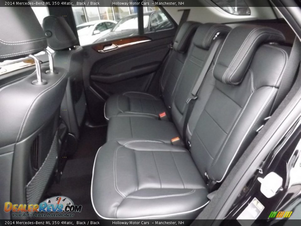 2014 Mercedes-Benz ML 350 4Matic Black / Black Photo #6