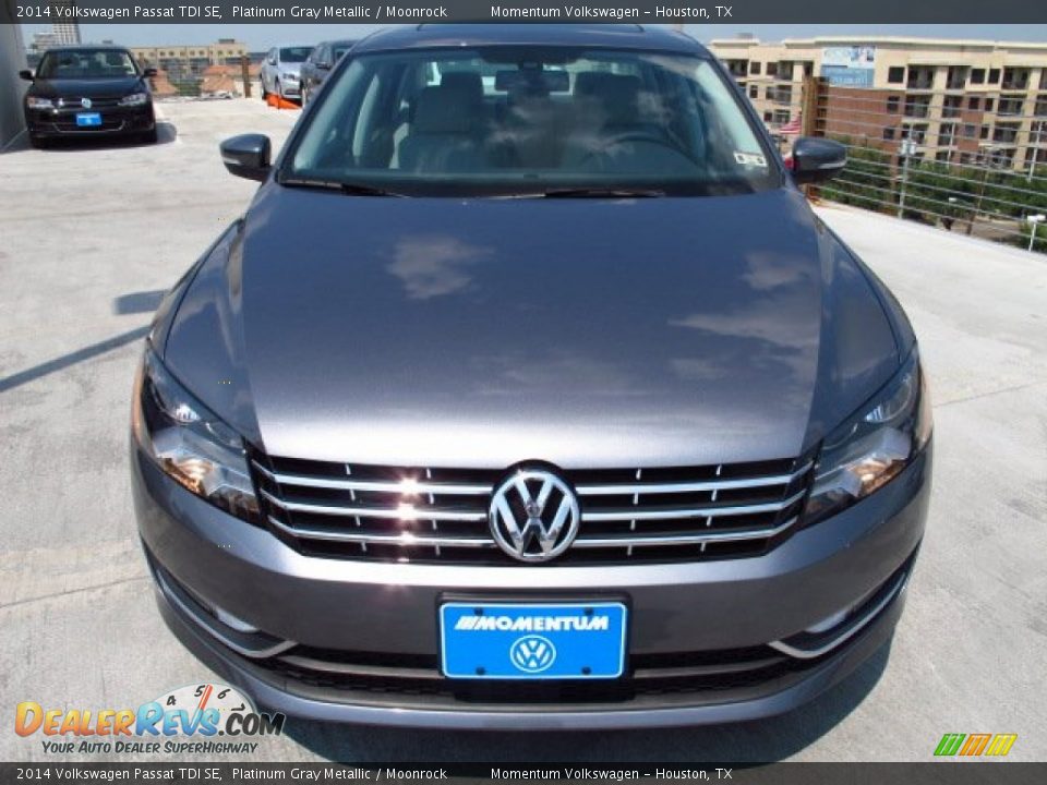 2014 Volkswagen Passat TDI SE Platinum Gray Metallic / Moonrock Photo #2