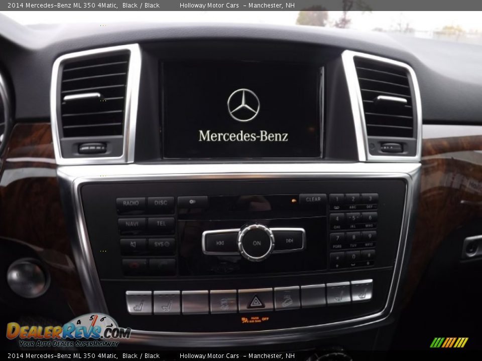2014 Mercedes-Benz ML 350 4Matic Black / Black Photo #8