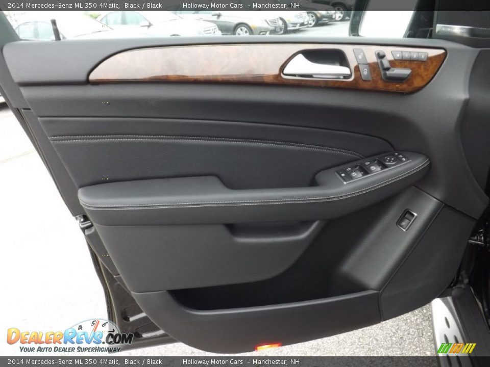 2014 Mercedes-Benz ML 350 4Matic Black / Black Photo #10