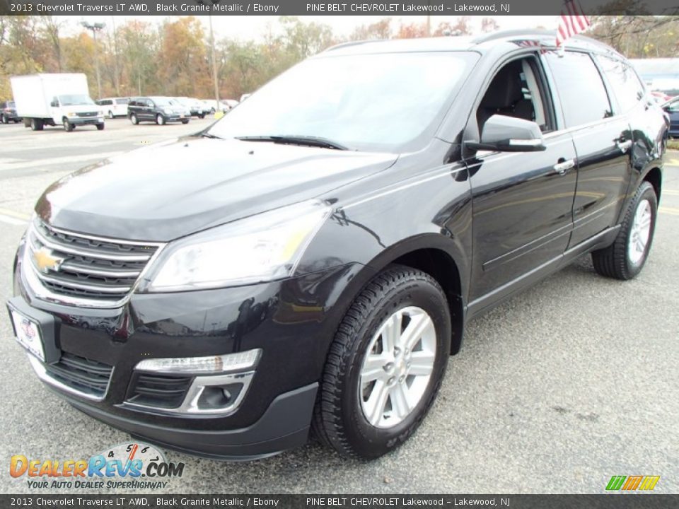 2013 Chevrolet Traverse LT AWD Black Granite Metallic / Ebony Photo #1