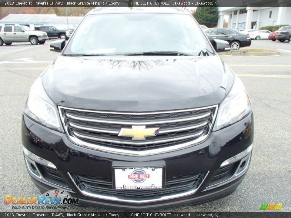 2013 Chevrolet Traverse LT AWD Black Granite Metallic / Ebony Photo #2