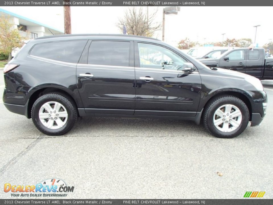 2013 Chevrolet Traverse LT AWD Black Granite Metallic / Ebony Photo #4