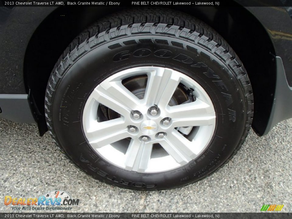 2013 Chevrolet Traverse LT AWD Black Granite Metallic / Ebony Photo #5