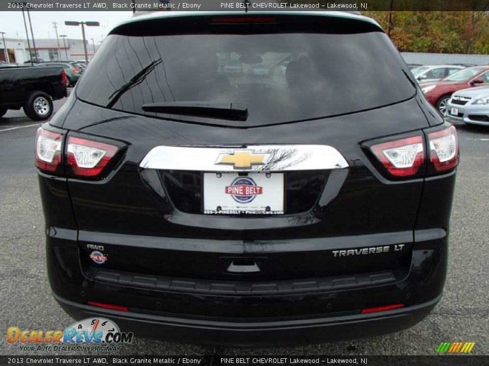 2013 Chevrolet Traverse LT AWD Black Granite Metallic / Ebony Photo #8