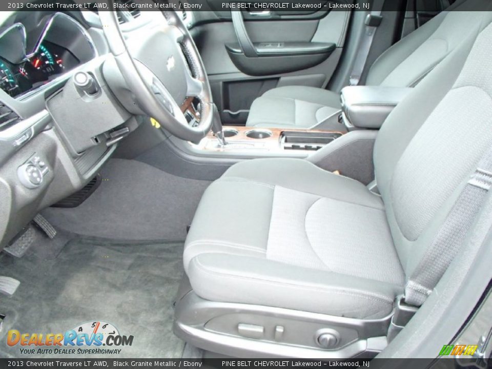 2013 Chevrolet Traverse LT AWD Black Granite Metallic / Ebony Photo #10