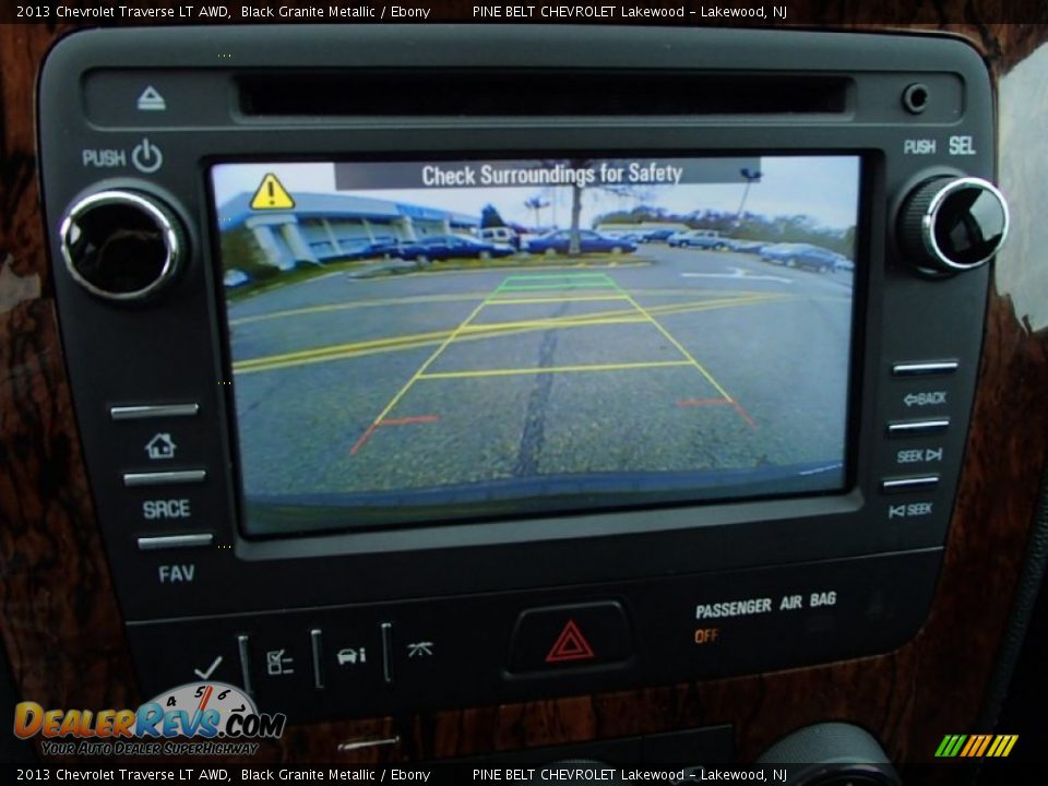 2013 Chevrolet Traverse LT AWD Black Granite Metallic / Ebony Photo #17