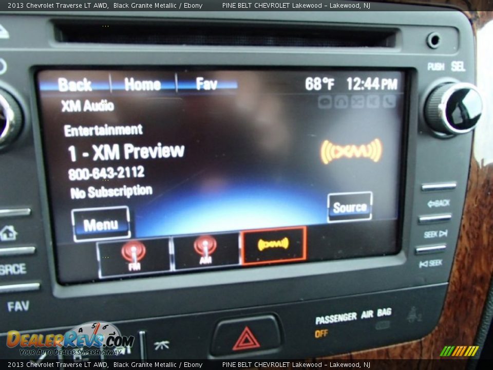 2013 Chevrolet Traverse LT AWD Black Granite Metallic / Ebony Photo #18
