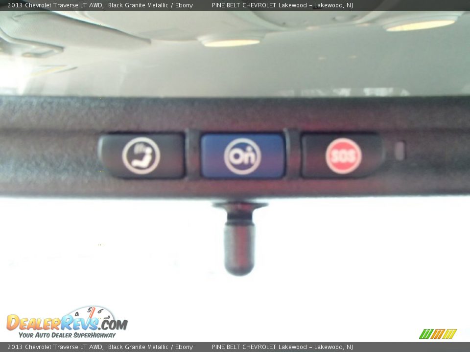 2013 Chevrolet Traverse LT AWD Black Granite Metallic / Ebony Photo #19