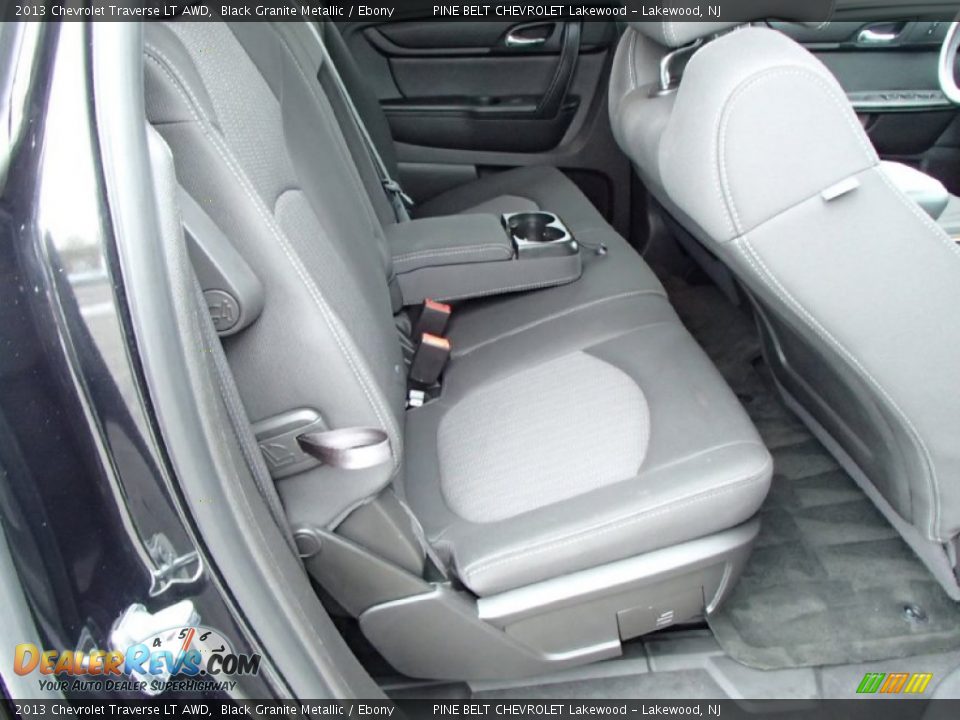 2013 Chevrolet Traverse LT AWD Black Granite Metallic / Ebony Photo #21
