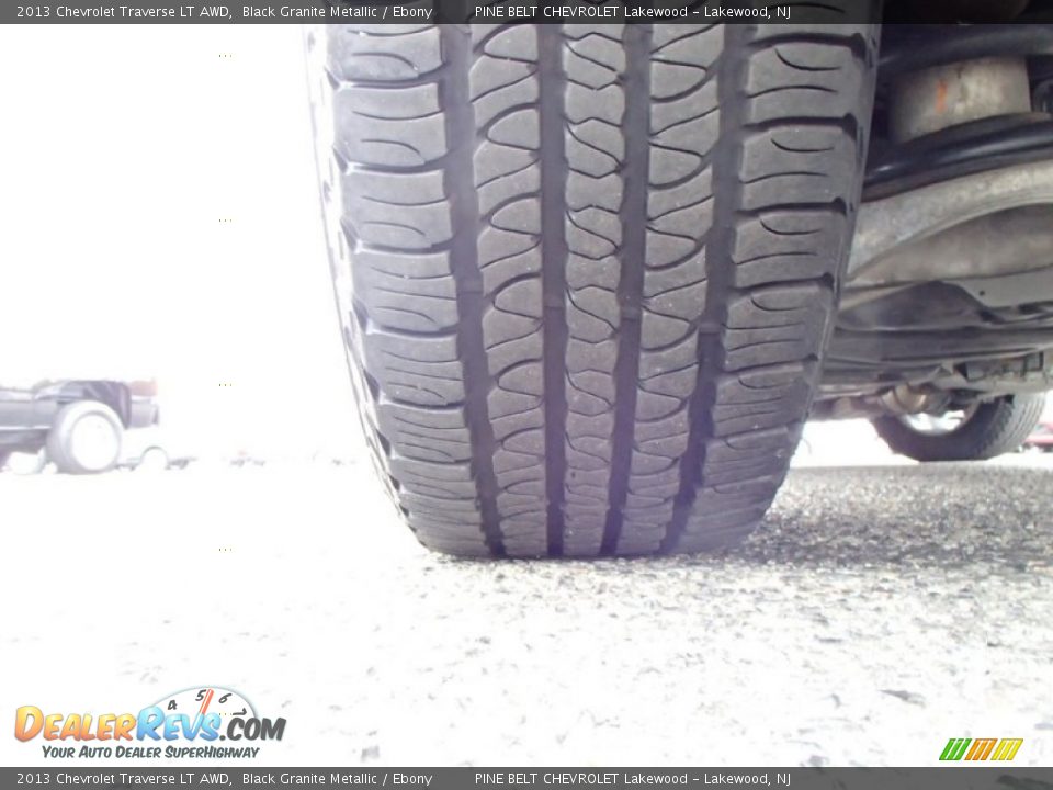 2013 Chevrolet Traverse LT AWD Black Granite Metallic / Ebony Photo #23