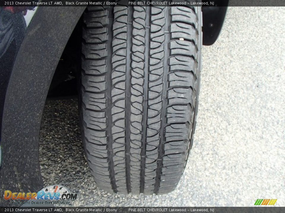 2013 Chevrolet Traverse LT AWD Black Granite Metallic / Ebony Photo #24