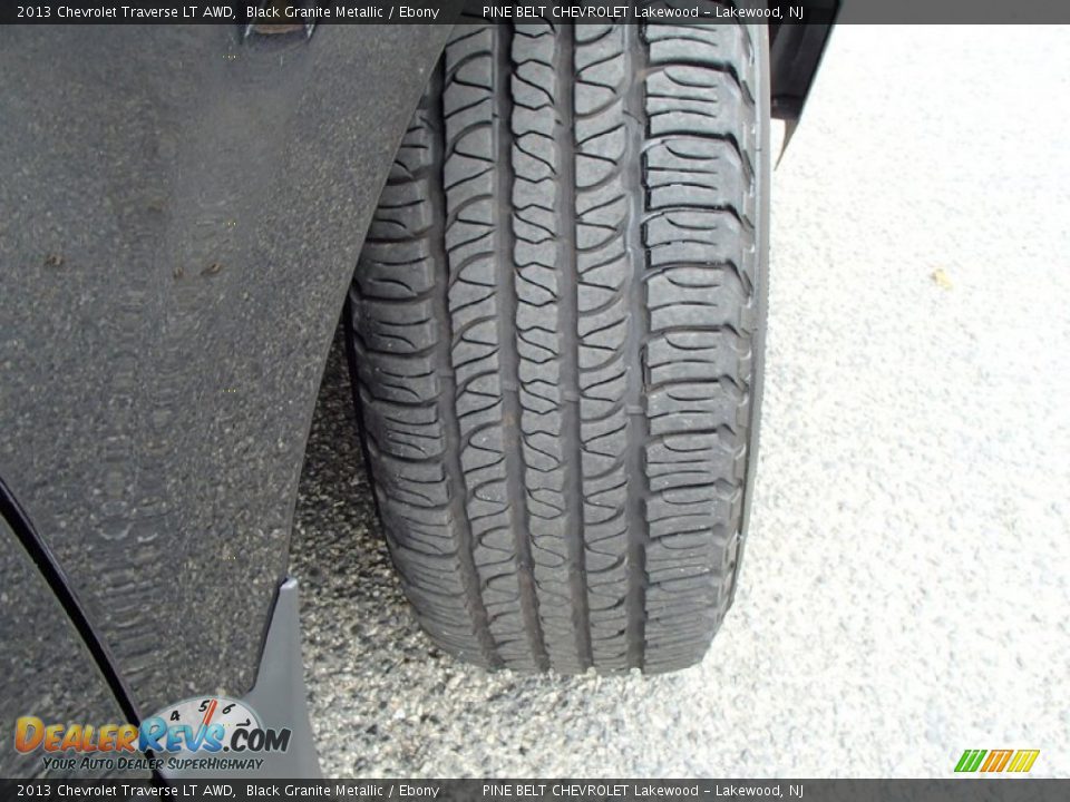 2013 Chevrolet Traverse LT AWD Black Granite Metallic / Ebony Photo #25