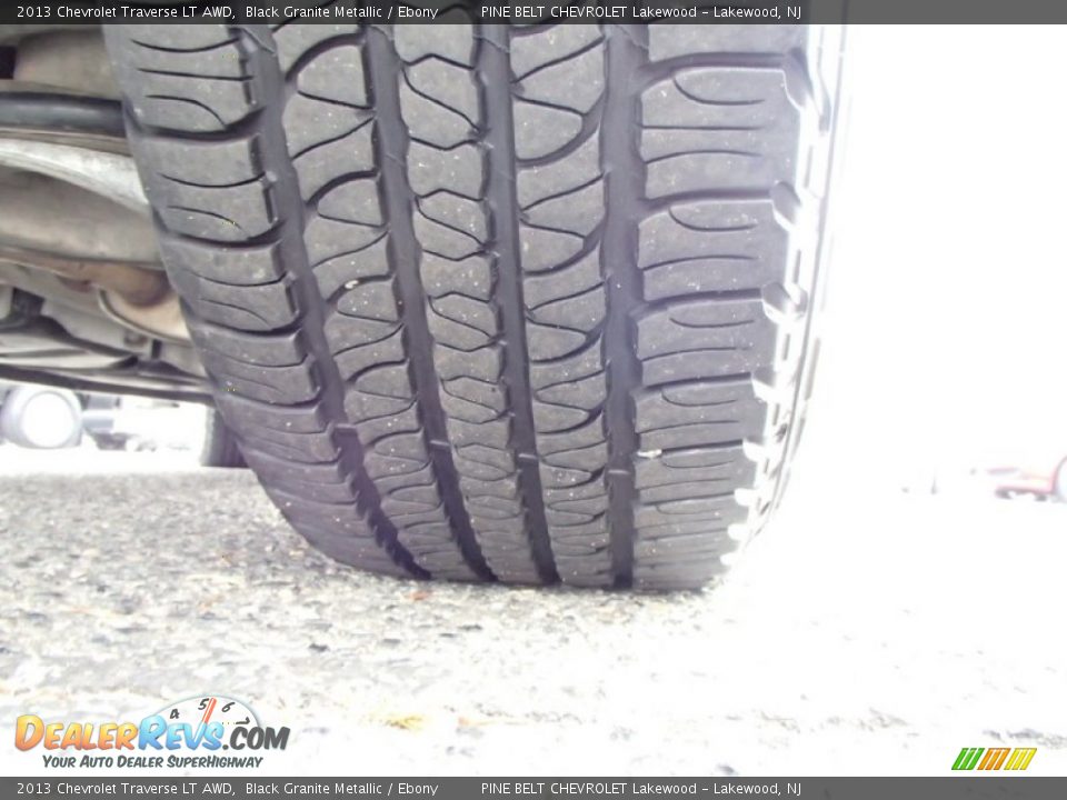 2013 Chevrolet Traverse LT AWD Black Granite Metallic / Ebony Photo #26