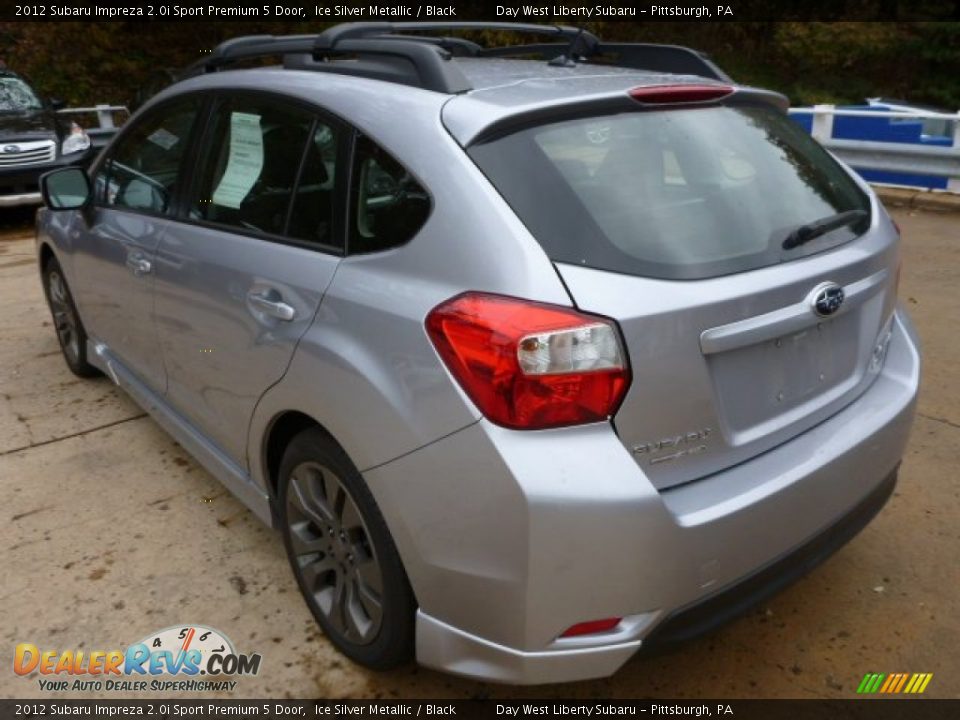 2012 Subaru Impreza 2.0i Sport Premium 5 Door Ice Silver Metallic / Black Photo #2