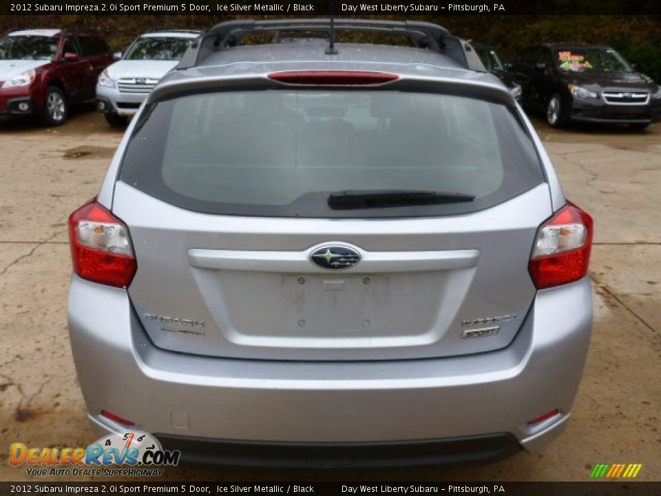 2012 Subaru Impreza 2.0i Sport Premium 5 Door Ice Silver Metallic / Black Photo #3