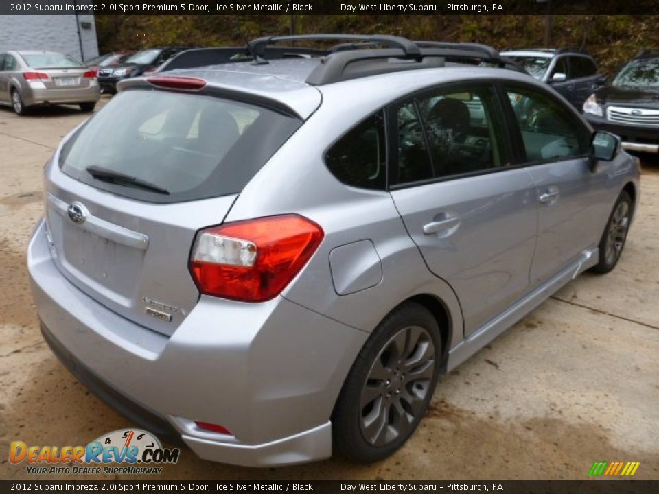 2012 Subaru Impreza 2.0i Sport Premium 5 Door Ice Silver Metallic / Black Photo #4