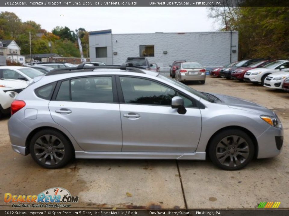 2012 Subaru Impreza 2.0i Sport Premium 5 Door Ice Silver Metallic / Black Photo #5
