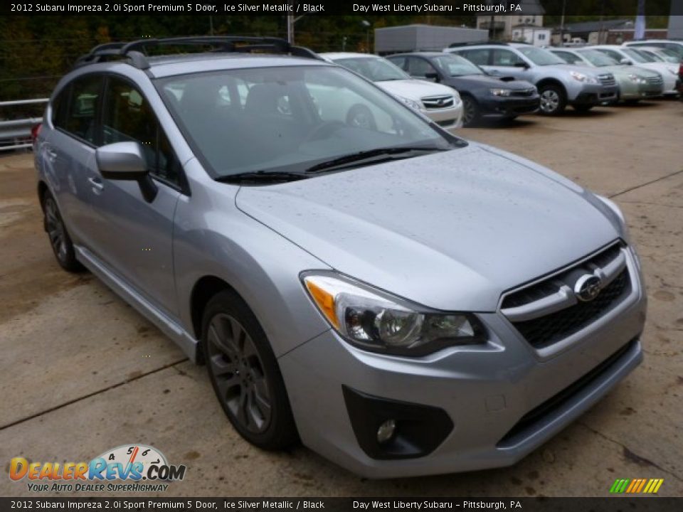 2012 Subaru Impreza 2.0i Sport Premium 5 Door Ice Silver Metallic / Black Photo #6