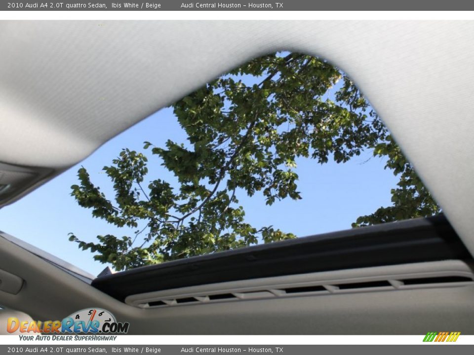 2010 Audi A4 2.0T quattro Sedan Ibis White / Beige Photo #18