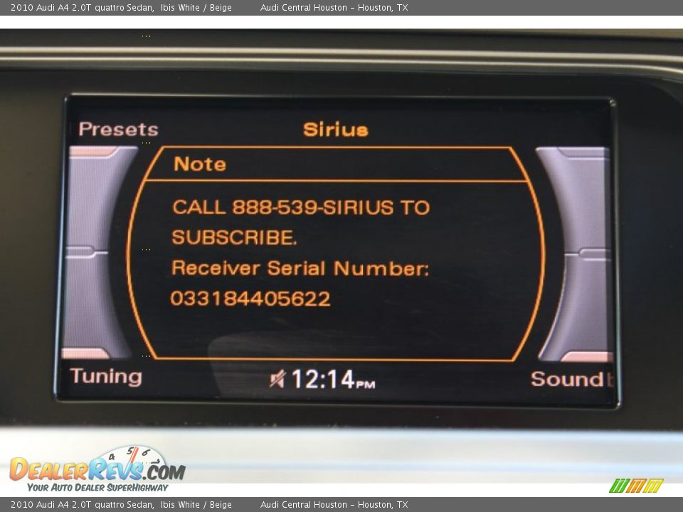 2010 Audi A4 2.0T quattro Sedan Ibis White / Beige Photo #20
