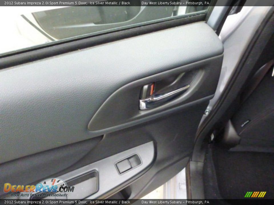 2012 Subaru Impreza 2.0i Sport Premium 5 Door Ice Silver Metallic / Black Photo #13