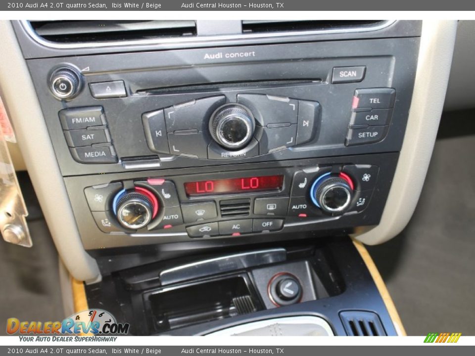 2010 Audi A4 2.0T quattro Sedan Ibis White / Beige Photo #23